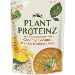 Photo of Heinz® Plant Proteinz™ Creamy Coconut Pumpkin & Chickpea Soup 330g 330g