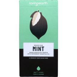 Photo of Loving Earth Dark Mint Chocolate 80g