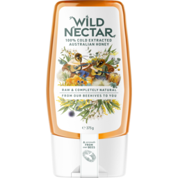 Photo of WILD NECTAR Raw Honey Squeeze Organic 375g
