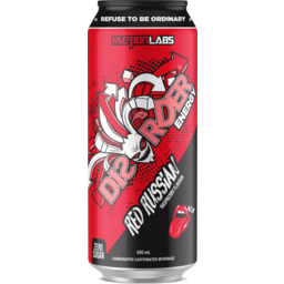 Photo of Disorder Energy Red Russian Raspberry Energy Drink 500ml