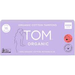 Photo of Tom Organic Tampons Super x 16