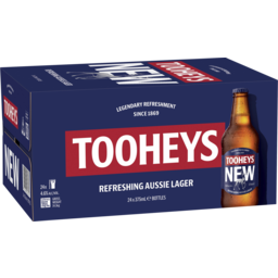 Photo of Tooheys New 24x375ml Bottle Carton 24.0x375ml