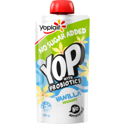 Photo of Yoplait Yop Vanilla Yoghurt Pouch No Added Sugar