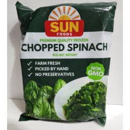 Photo of Sun Foods Chopped Spinach 1kg