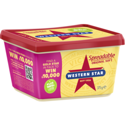 Photo of Butter, Spreadable, Western Star Original Soft 500 gm
