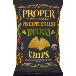 Photo of Proper Crisps - Tortilla Chips Pineapple Salsa