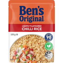 Photo of Bens Original Lightly Flavoured Chilli Rice 250g