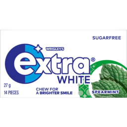 Photo of Wrigleys Extra White Spearmint Sugar Free Gum 27g