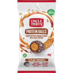 Photo of Uncle Tobys Protein Balls Family Snacks Peanut Butter And Caramel X6