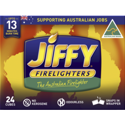 Photo of Jiffy Firelighters Cubes 24 Pack