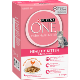 Photo of Purina One Kitten Food with Succulent Chicken 6 Pack 