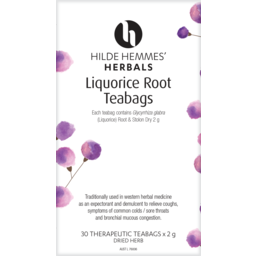Photo of HILDE HEMMES HERBALS Liquorice Root Tea 30 Teabags