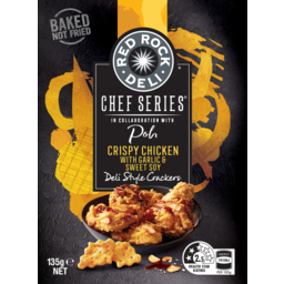 Photo of Red Rock Deli Chef Series Crispy Chicken With Garlic & Sweet Soy Deli Style Crackers