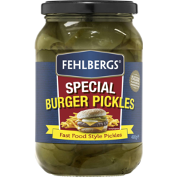 Photo of Fehlbergs Burger Pickles 490gm