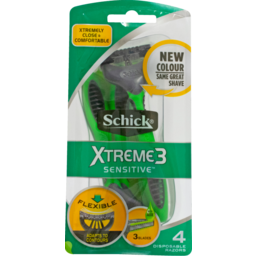 Photo of Schick Xtreme 3 Sensitive Disposable Razor 4 Pack