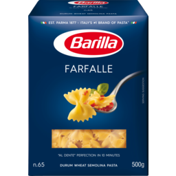 Photo of Barilla Farfalle No65 500gm