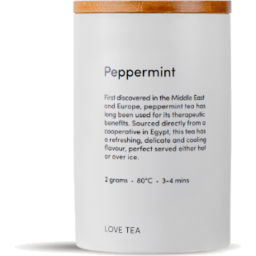 Photo of Love Tea Peppermint Ceramic Canister 