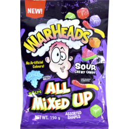 Photo of Warheads All Mixed Up Sour Chewy Candy 150g