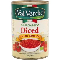 Photo of Val Verde Diced Organic Tomatoes 400gm