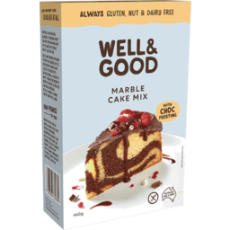 Photo of Well & Good Gluten Nut & Dairy Free Marble Cake Mix With Choc Frosting 460g