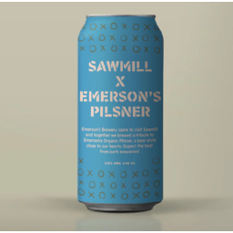 Photo of Sawmill Beer X Emersons Pilsner