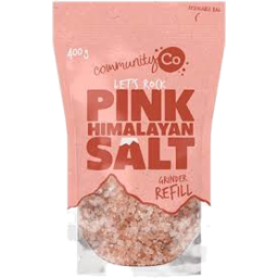 Photo of Community Co Pink Himalayan Salt Grinder Refill 400g