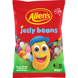 Photo of Allen's Jelly Beans Lollies Bag 190g 190gm