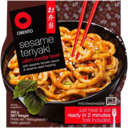 Photo of Obento Bowl Noodle Sesame Teriyaki 250gm