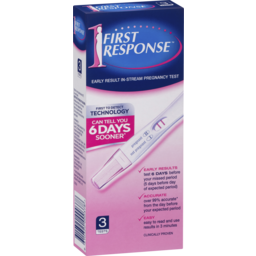 Photo of First Response Instream Pregnancy Test 3 Pack 