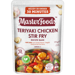 Photo of Masterfoods Teriyaki Chicken Stir Fry Stove Top Recipe Base 175g