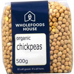 Photo of Wholefoods House Chickpeas Organic 500g