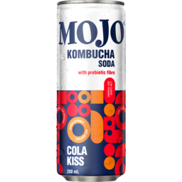 Photo of Mojo Kombucha Soda Cola Kiss 4.0x250ml
