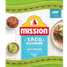 Photo of Mission Taco Seasoning S/R35gm