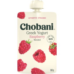 Photo of Chobani Raspberry Greek Yogurt Pouch 140g