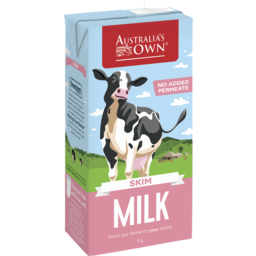 Photo of Milk, UHT Australia's Own Skim 1 litre