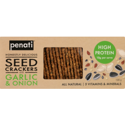 Photo of Penati Honestly Delicious Seed Crackers With Garlic & Onion