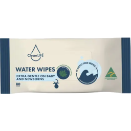 Photo of Cleanlife - Baby Water Wipes Extra Gentle 80 Pack