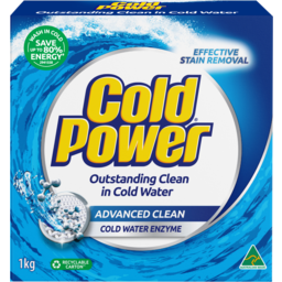 Photo of Cold Power Advanced Clean Front & Top Loader Laundry Powder 2kg