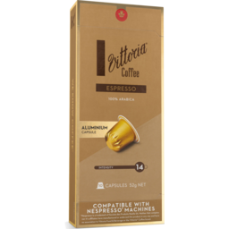 Photo of Vittoria Coffee Espresso Arabica Coffee Capsules 10 Pack