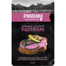 Photo of S/G Pandani Pastrami Pepper Crusted Sliced 120 gm