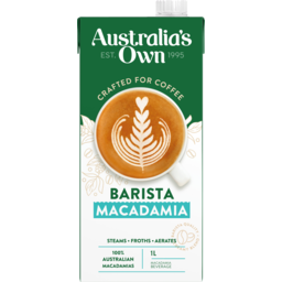 Photo of Australias Own Barista Macadamia Long Life Milk 1l