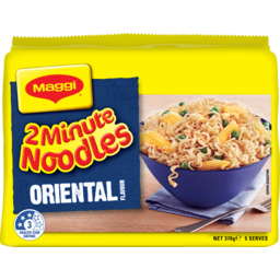 Photo of Maggi 2-Minute Noodles Noodles Oriental Multipack 5x74g 370g