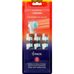 Photo of Dental 'Ssentials Toothbrush Heads 6 Pack