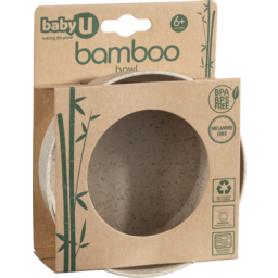 Photo of Babyu Bamboo Bowl For 6+ Months 