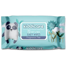 Photo of Kiddiecare Wipes Fragrance Free 72 Pack