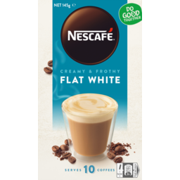 Photo of Nescafe Cafe Menu Flat White 10 Pack