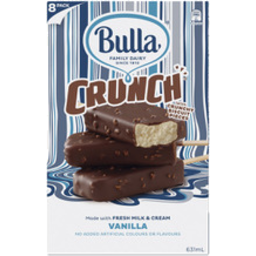 Photo of Bulla Crunch Ice Cream Vanilla 8s