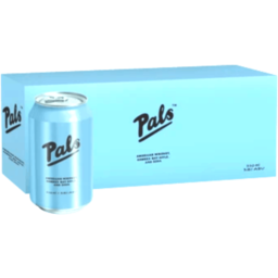 Photo of Pals American Whiskey, Hawke's Bay Apple & Soda 10x330ml Cans