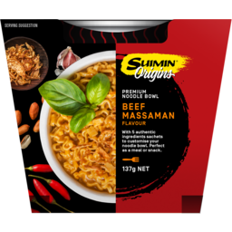 Photo of Suimin Beef Massaman Flavour Noodle Bowl