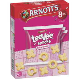 Photo of Arnott's Teevee Snacks Biscuits Fairy Bread Mpk 8x21g 168g